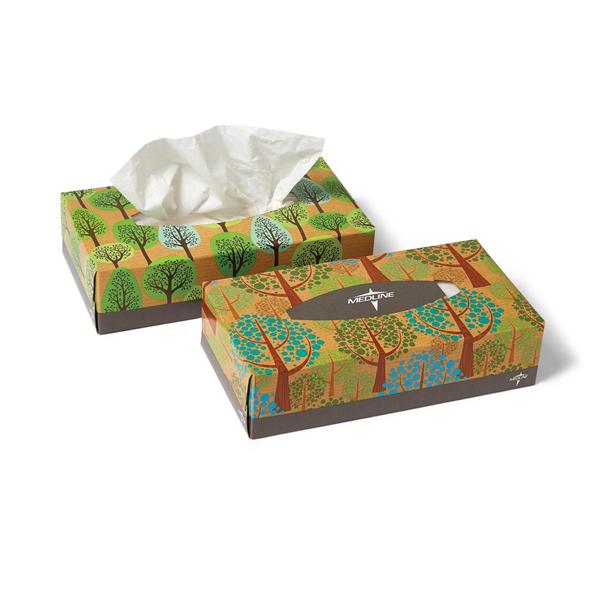 Tissue Facial White 2 Ply 30Bx/Ca